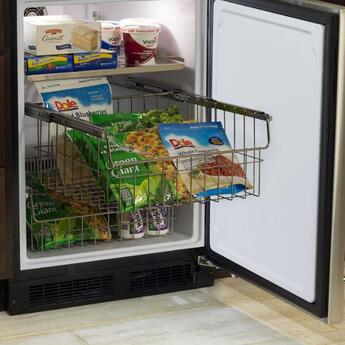 Marvel MLFZ224SS01A 24 Inch Compact Freezer, in Stainless Steel — thumbnail 4