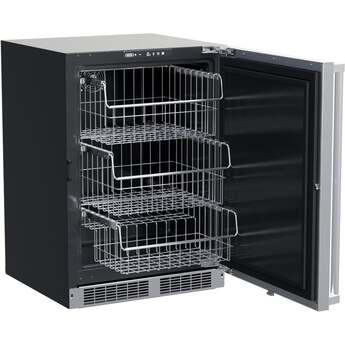 Marvel MPFZ424SS31A  Professional Series 24 Inch Built-In Compact Freezer, in Stainless Steel — thumbnail 3