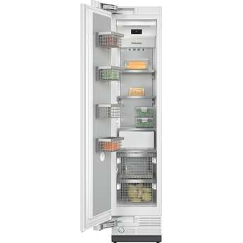 Miele F2412VI MasterCool Series 18 Inch Built-In Column Counter Depth Freezer, in Panel Ready