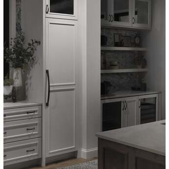 Monogram 24" Custom Panel Built-In Upright Freezer - Right Hinge — thumbnail 4