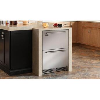 Perlick HP24FS45 Signature Series 24 Inch Built-In Drawer Counter Depth Freezer, in Stainless Steel — thumbnail 6