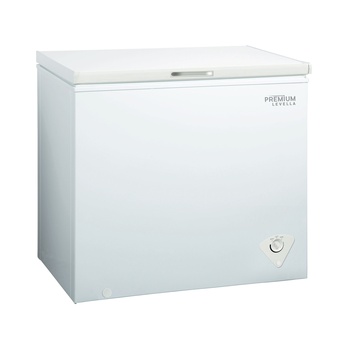 10.0 Cubic Foot Manual Defrost Dual Function Chest Freezer / Refrigerator with Removable Storage Basket in White