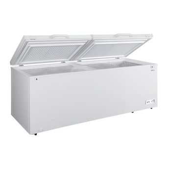 25 Cu Ft Chest Freezer with Adjustable Temperature Control - White — thumbnail 2