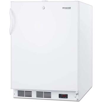 Summit Accucold 24" 3.1 Cu. Ft. White Built-In Compact Freezer — thumbnail 5