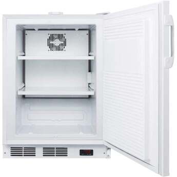 Summit Accucold 24" 3.1 Cu. Ft. White Built-In Compact Freezer - ADA Compliant — thumbnail 7