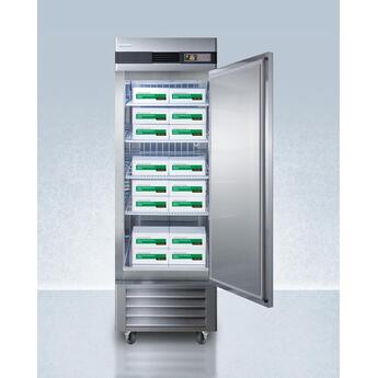 Summit Performance 28" 23.0 cu.ft. Stainless Steel Pharmaceutical Reach-In Freezer - With Lock — thumbnail 13