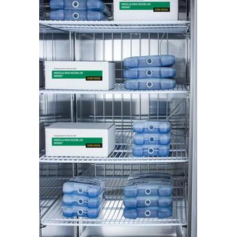 Summit Performance 56" 49.0 cu.ft. Stainless Steel Pharmaceutical French Door Reach-In Freezer - With Lock — thumbnail 6