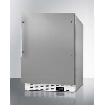 Summit ALFZ36CSSHV  20 Inch Freestanding or Built-In Compact Counter Depth Freezer, in Stainless Steel with Pro Handle — thumbnail 7