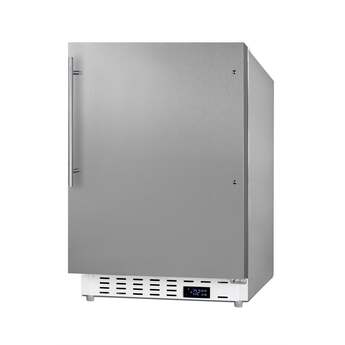 Summit ALFZ36CSSHV  20 Inch Freestanding or Built-In Compact Counter Depth Freezer, in Stainless Steel with Pro Handle — thumbnail 8