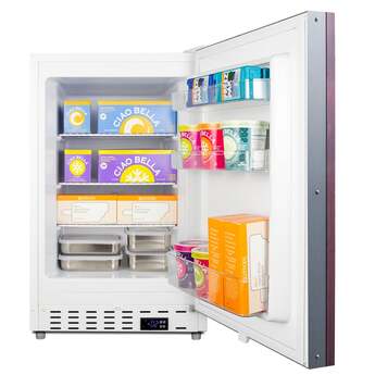 Summit ALFZ36IF  20 Inch Freestanding or Built-In Compact Counter Depth Freezer, in Panel Ready — thumbnail 9