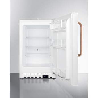 Summit ALFZ36LMCTBC 20 Inch Freestanding or Built-In Compact Counter Depth Freezer, in White — thumbnail 10