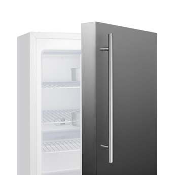 Summit ALFZ36SSHV 20 Inch Freestanding or Built-In Compact Counter Depth Freezer, in Stainless Steel with Pro Handle — thumbnail 9