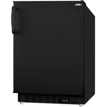 Summit ALFZ37BCSSHV 20 Inch Freestanding or Built-In Compact Counter Depth Freezer, in Stainless Steel with Pro Handle — thumbnail 7