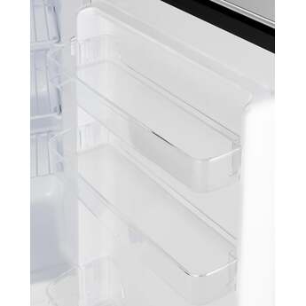Summit ALFZ37BCSSHV 20 Inch Freestanding or Built-In Compact Counter Depth Freezer, in Stainless Steel with Pro Handle — thumbnail 8