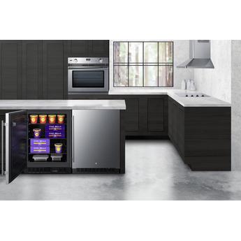 Summit ALFZ53LHD  24 Inch Freestanding or Built-In Compact Counter Depth Freezer — thumbnail 4