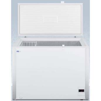 Summit AccuCold EQTemp 44" 7.7 cu. ft. White with Stainless Steel Trim Chest Freezer — thumbnail 6