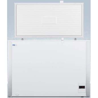 Summit AccuCold EQTemp 44" 7.7 cu. ft. White with Stainless Steel Trim Chest Freezer — thumbnail 7
