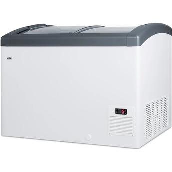 Summit Commercial 42" 9.5 cu.ft. White with Sliding Glass Door & Lock Chest Freezer — thumbnail 6