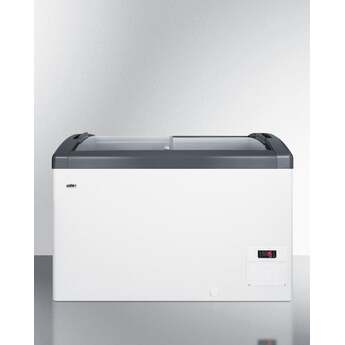 Summit Commercial 42" 9.5 cu.ft. White with Sliding Glass Door & Lock Chest Freezer — thumbnail 9