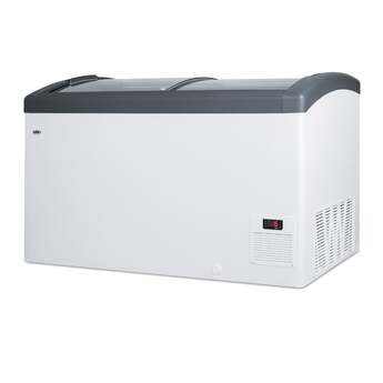 Summit Commercial 52" 12.4 cu.ft. White with Sliding Glass Door & Lock Chest Freezer — thumbnail 10