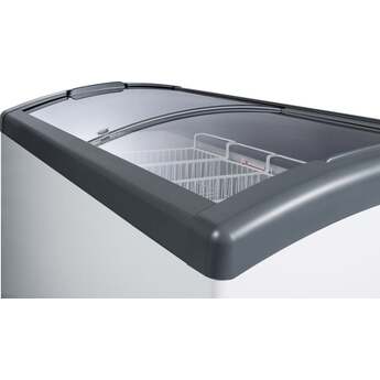 Summit Commercial 52" 12.4 cu.ft. White with Sliding Glass Door & Lock Chest Freezer — thumbnail 7