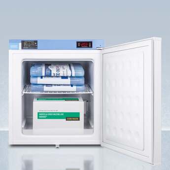 Summit Accucold 1.4 Cu. Ft. White Compact Countertop Freezer — thumbnail 8