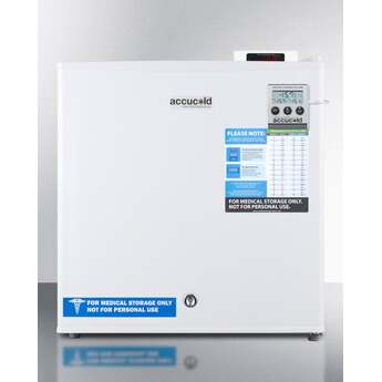 Summit 19" 1.4 cu. ft. White Freestanding Compact Freezer