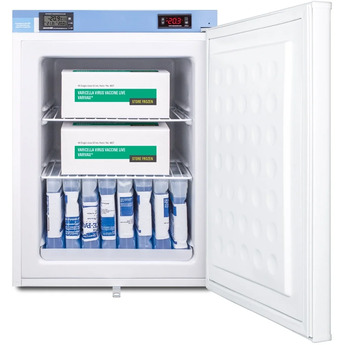 Summit Accucold 1.8 Cu. Ft. White Compact Countertop Freezer — thumbnail 11