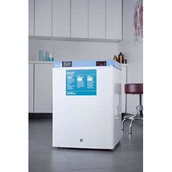 Summit Accucold 1.8 Cu. Ft. White Compact Countertop Freezer — thumbnail 4