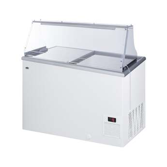 Summit Commercial 43" 11.7 cu.ft. White Chest Freezer with Lock — thumbnail 4