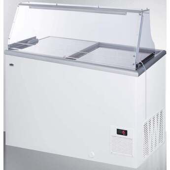 Summit Commercial 43" 11.7 cu.ft. White Chest Freezer with Lock — thumbnail 6