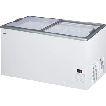 Summit Commercial 53" 15.0 cu.ft. White with Sliding Glass Door & Lock Chest Freezer — thumbnail 2