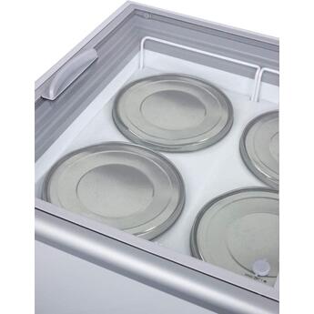 Summit Commercial 53" 14.1 cu.ft. White Chest Freezer - With Lock — thumbnail 7