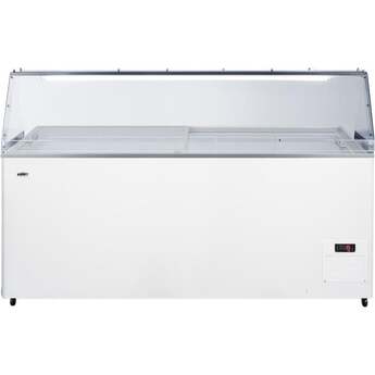 Summit Commercial 61" 17.8 cu.ft. White Chest Freezer - With Lock