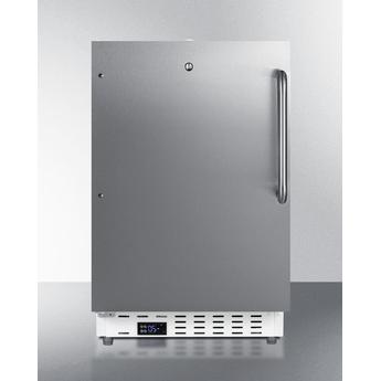 Summit SCF505SSTBADALHD 20 Inch Freestanding or Built-In Compact Counter Depth Freezer