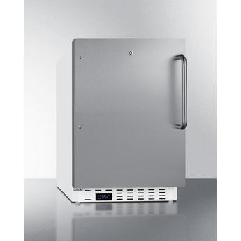 Summit SCF505SSTBADALHD 20 Inch Freestanding or Built-In Compact Counter Depth Freezer — thumbnail 4
