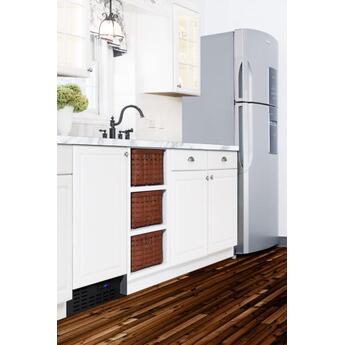 Summit SCFF1842IFADALHD 18 Inch Panel Ready Freestanding or Built-In Compact Counter Depth Freezer — thumbnail 5