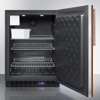 Summit 24" 4.72 cu. ft. Custom Panel Compact Undercounter Freezer — thumbnail 4
