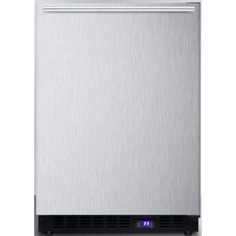Summit 24" 4.72 cu. ft. Stainless Steel Undercounter Compact Freezer