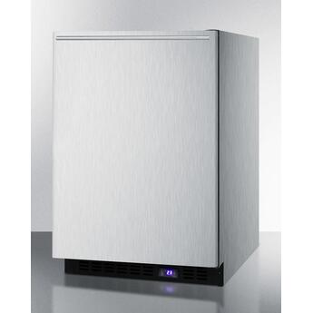 Summit 24" 4.72 cu. ft. Stainless Steel Undercounter Compact Freezer — thumbnail 4