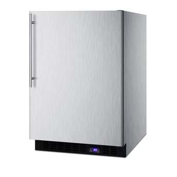 Summit 24" 4.72 cu. ft. Stainless Steel Undercounter Compact Freezer — thumbnail 4