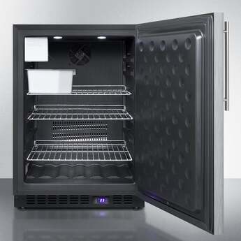 Summit 24" 4.72 cu. ft. Stainless Steel Undercounter Compact Freezer — thumbnail 7