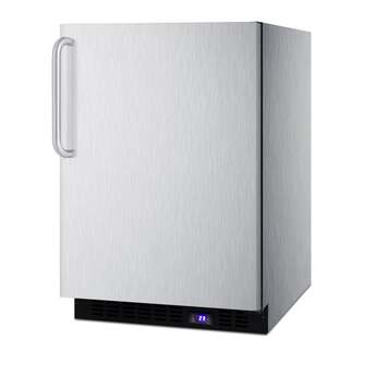 Summit 24" 4.72 cu. ft. Stainless Steel Undercounter Compact Freezer — thumbnail 5
