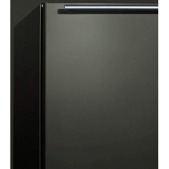 Summit 24" 4.72 cu.ft. Black Stainless Steel Compact Freezer — thumbnail 6