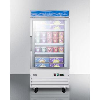 Summit 27" 9.0 cu. ft. Stainless Steel Upright Freezer — thumbnail 8