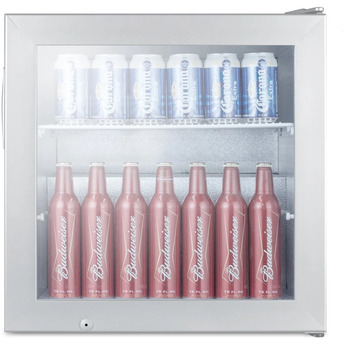 Summit Commercial 2.0 Cu. Ft. Stainless Steel Frame Glass Door Compact Display Freezer — thumbnail 4