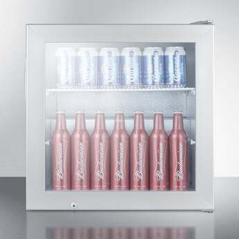Summit Commercial 2.0 Cu. Ft. Stainless Steel Frame Glass Door Compact Display Freezer — thumbnail 5
