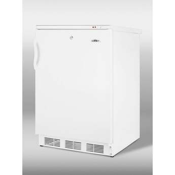 Summit 24" 3.5 cu. ft. White Undercounter Compact Freezer