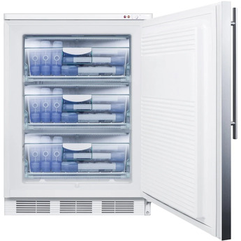 Summit 24" 3.5 cu. ft. Stainless Steel Undercounter Compact Freezer — thumbnail 10