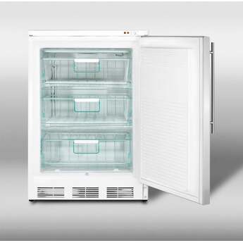 Summit 24" 3.5 cu. ft. Stainless Steel Undercounter Compact Freezer — thumbnail 2
